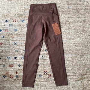 NWT Girlfriend Collective High Waist Legging, Compressive, Desert Brown, Size XS
